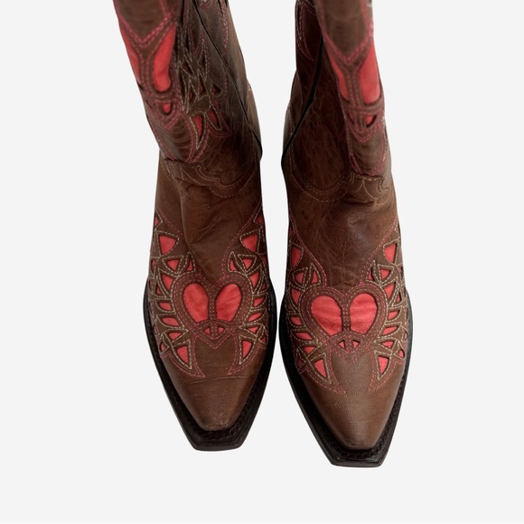 Texas Legacy Cowboy Pro Handmade Leather Western Boots M5.5/W8 (9 1/3”) - Picture 3 of 8